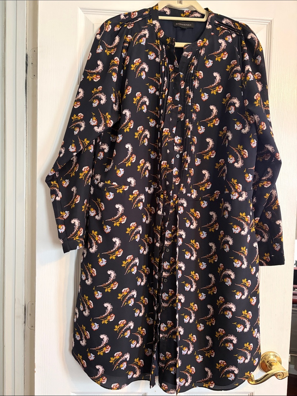 Banana Republic Floral Shirtdress